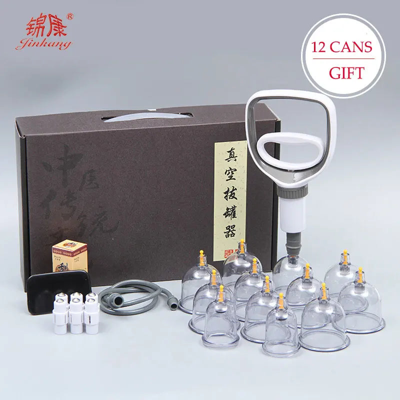 Vacuum Cupping Therapy Set Massage Body Cups Ventosas Anti-Cellulite Suction Cups Physiotherapy Hijama Facial Massager Jars Slim