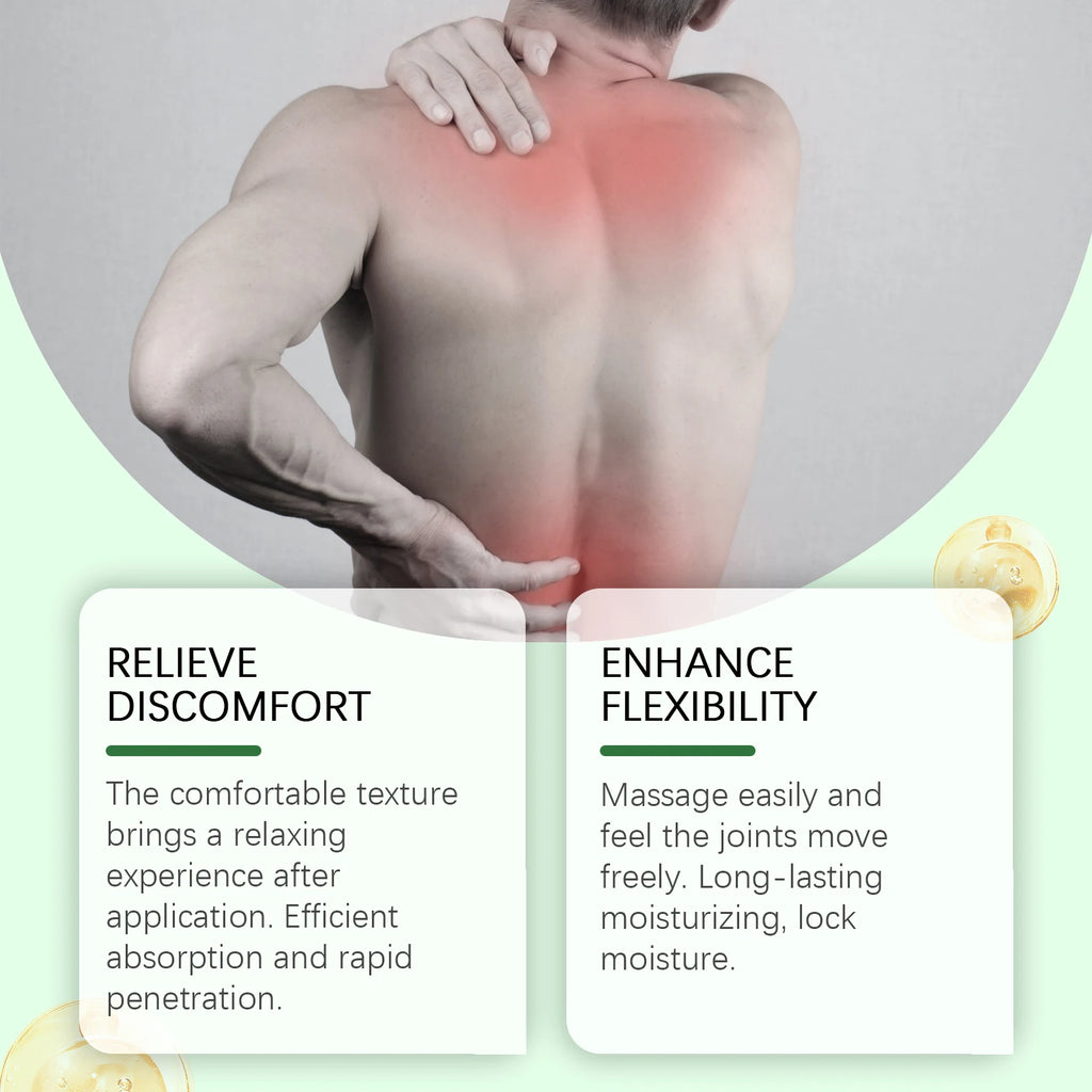 Relaxing Leg Cream Relieve Joint Bone Discomfort Edema Removal Relax Muscle Improves Vitality Moisturizing Joint Soothing Cream