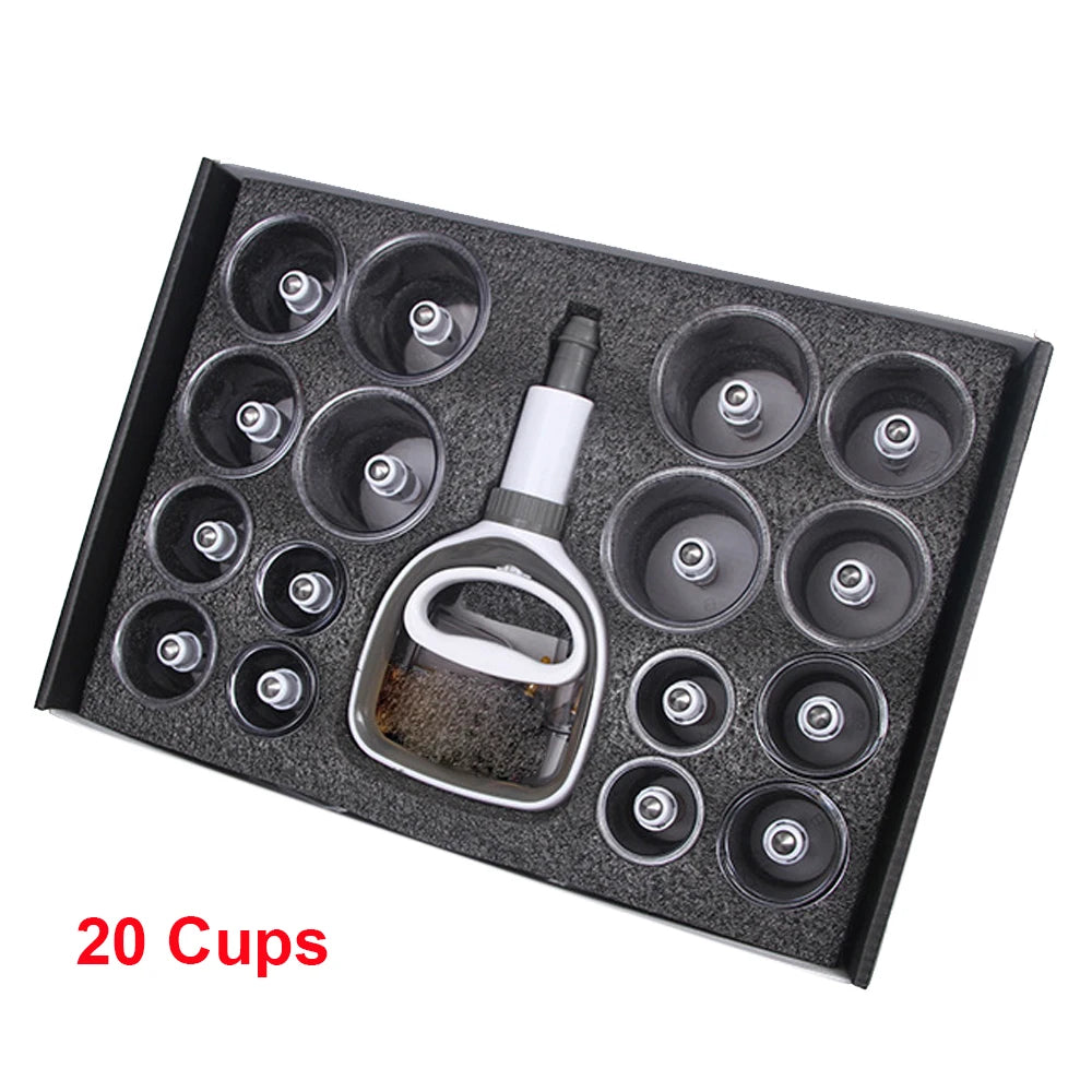 Vacuum Cupping Therapy Set Chinese Medicine Physiotherapy Glasses Apparatus Professional Suction Cups Massage Masajeador Jars