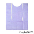30 Pcs Disposable Dental Bibs with Ties Waterproof Sheets scarf Tattoo Cleaning Wipes Dental Clinic Tattoo Scarf Makeup Tool