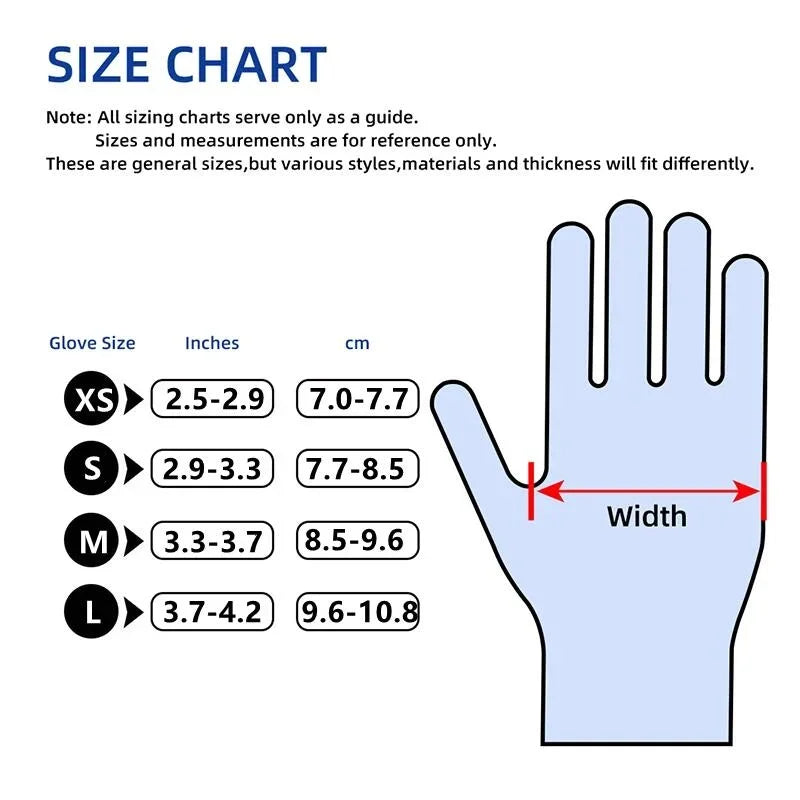 20/100PCS Purple Nitrile Gloves Disposable 5Mil Thick Industrial Safety Work Gloves Kitchen Cleaning Tattoo Mechanic Auto Gloves
