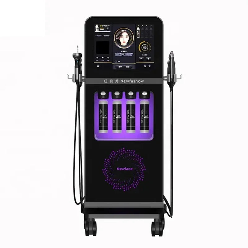 NewFace HydroFacial Hydrodermabrasion Machine Deep Cleansing Exfoliator Blackhead Removal Skin Firming Beauty Spa Device