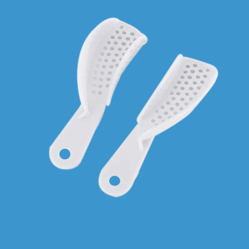 Dental Impression Plastic Trays Disposable Transparent Teeth Holder Dental Plastic Impression Tray Dentistry Lab Tools Material