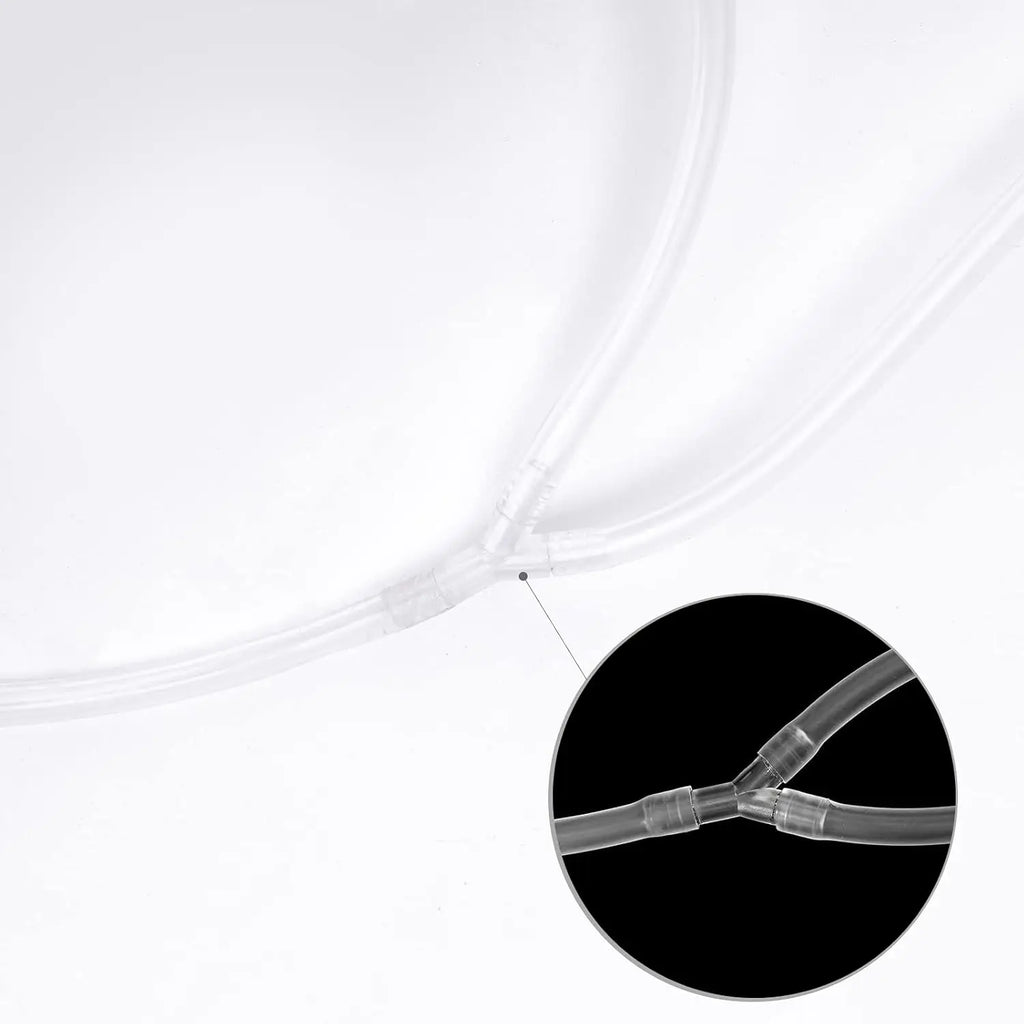 Vacuum Therapy Machine Accessories, Y-Type Hose Tubing, Clear Silicone Vacuum Tube Vacuum Tube Buttocks Lift Therapy Tool