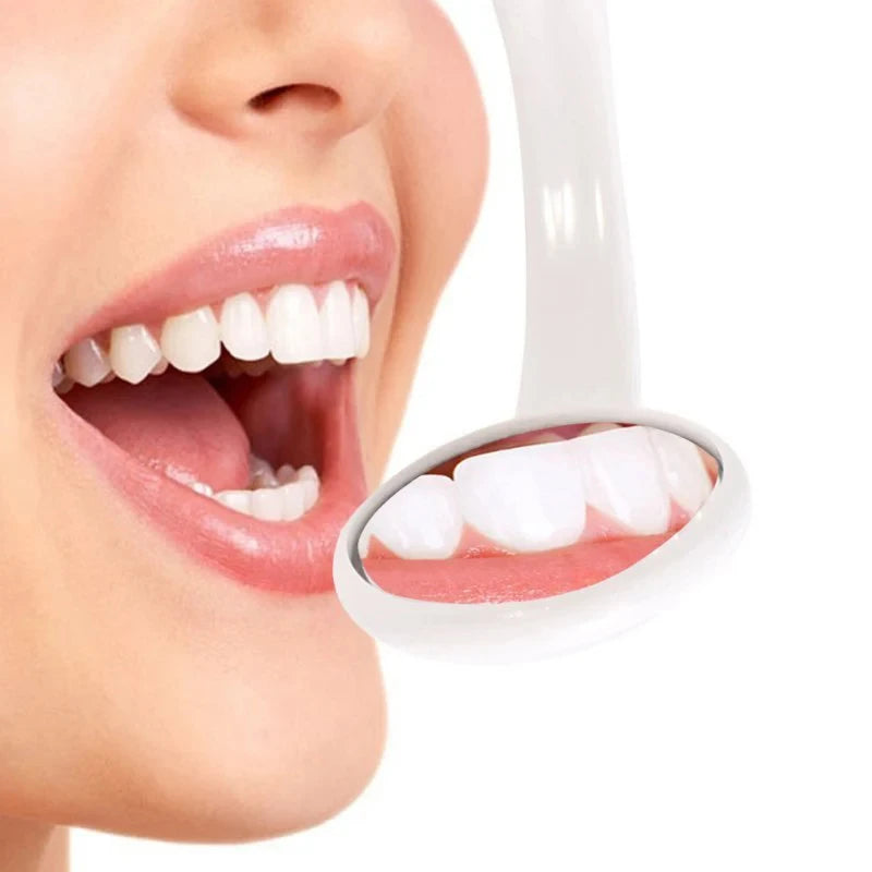 Dental Mirror With Led Light Inspect Instrument Checking Mirror Dentist Oral Super Bright Anti-fog Mouth Mirror Tooth Fashion