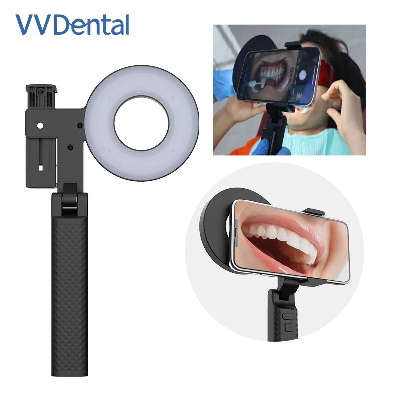 VV Dental LED Oral Photography Lamp Flash Light Dental Clinic Equipments with 8 LED Lamp for Dentist Oral Photography Instrument